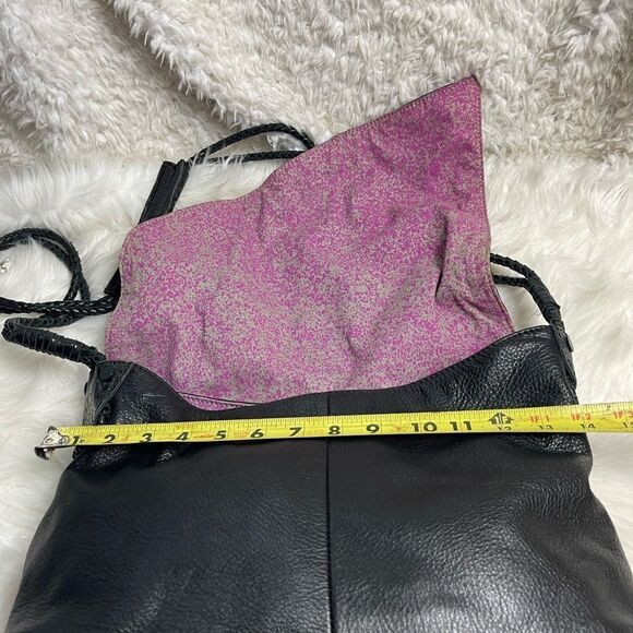 Nixon Soft leather Black Patchwork Hobo shoulder/crossbody medium Bag - Picture 11 of 14